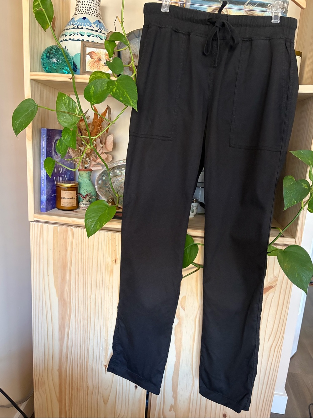 Roots Black Drawstring Pants
